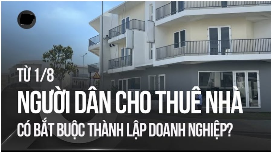 cho thue nha co can thanh lap doanh nghiep