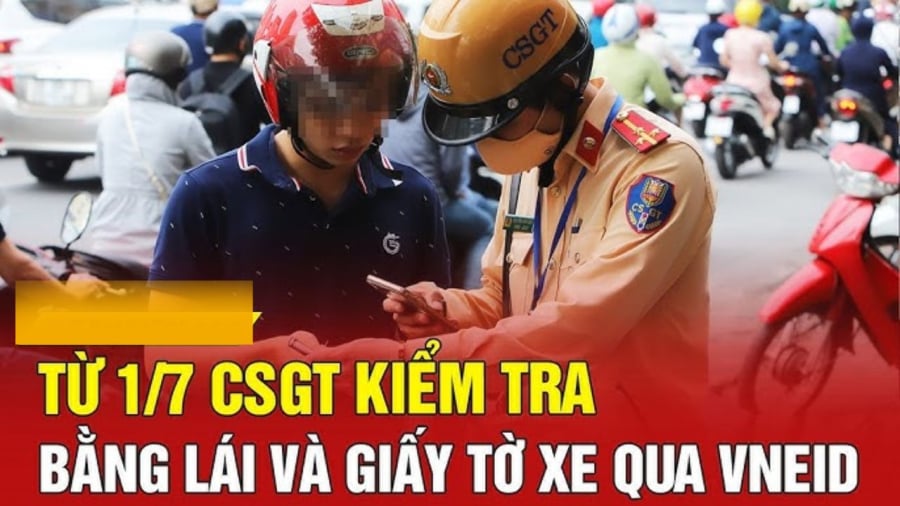  Người dân không cần mang theo 4 loại giấy tờ khi tham gia giao thông