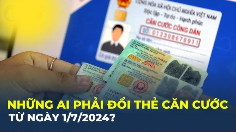 Đến 31/12/2024: Ai sinh vào 3 năm này phải đi đổi CCCD gắn chip ngay