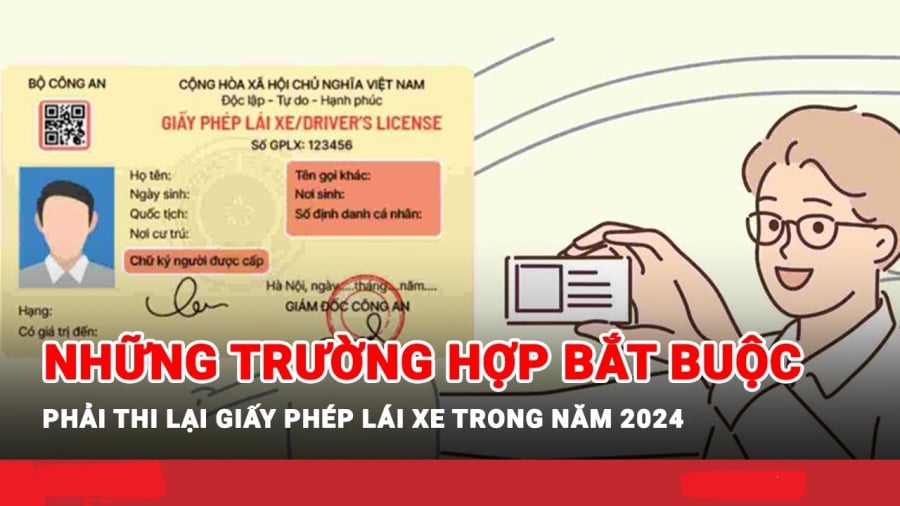 Trường hợp phải thi lại GPLX