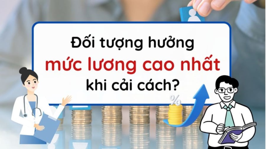 Đối tượng tăng lương cao nhất