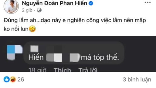 Bài viết của Phan Hiển thu hút sự chú ý của hội bạn bè, đồng nghiệp thân thiết.   