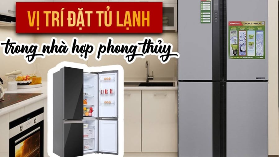 Vị trí đặt tủ lạnh trong phòng bếp