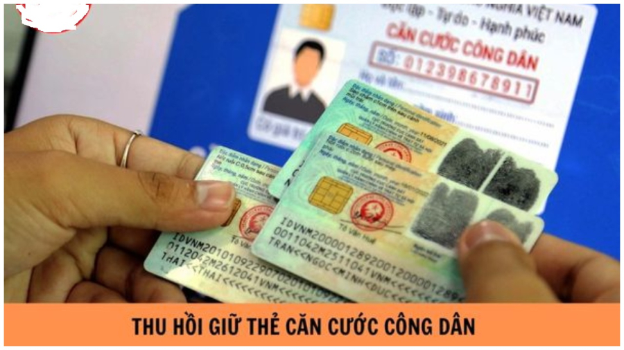 Trường hợp nào bị thu hồi và tạm giữ CCCD