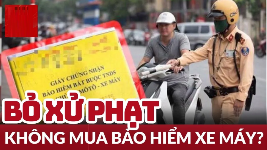 Người dân vẫn cần mang theo bảo hiểm xe máy để không bị xử phạt