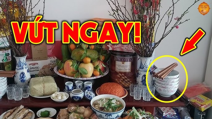 Những thứ không nên đặt trên bàn thờ