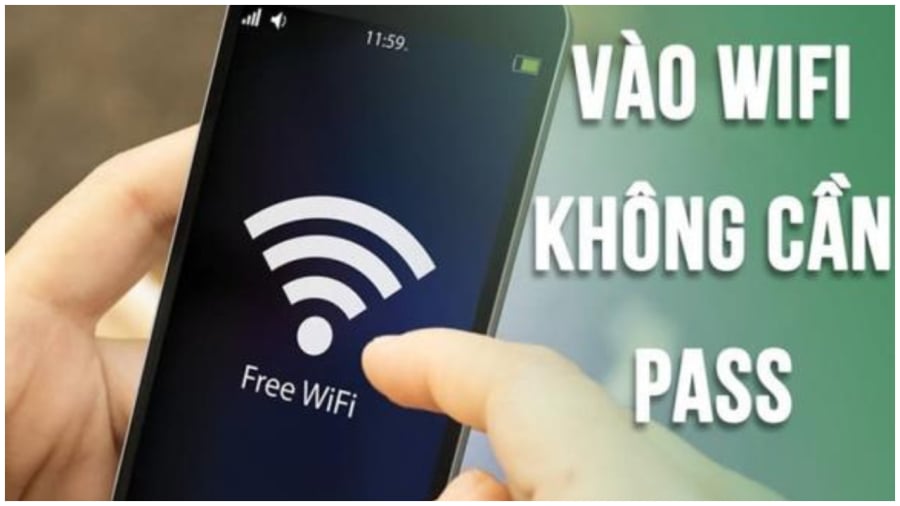 Cách bắt wifi không cần mật khẩu