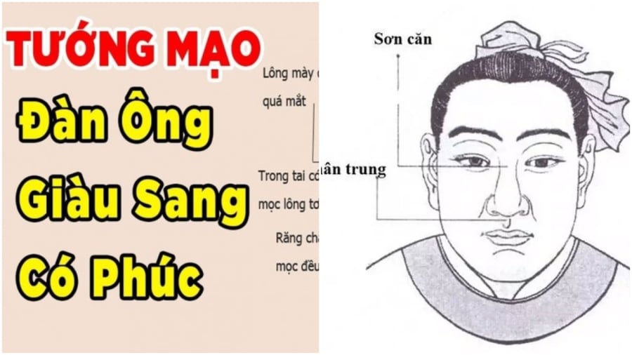 Tướng người đàn ông to dài giàu có