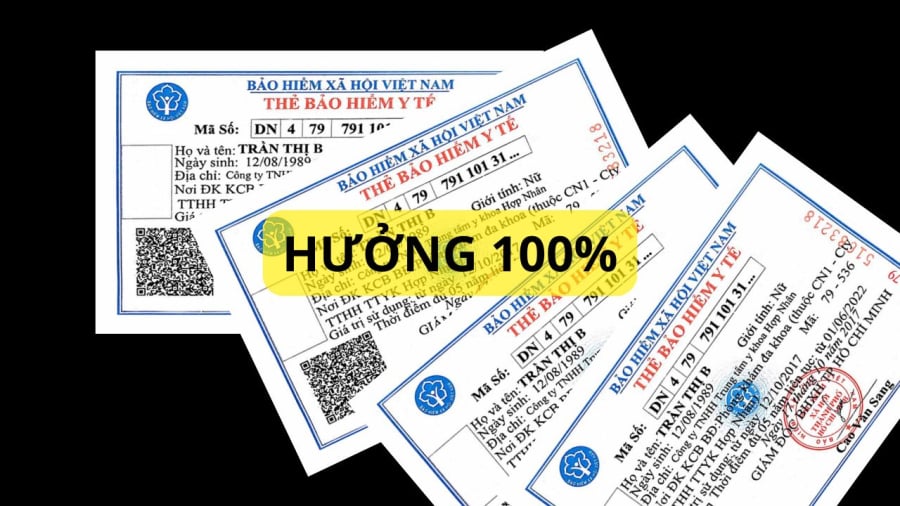 Ngoài đối tượng được hỗ trợ 100% trong mọi trường hợp thì những người bình thường khác trong một số trường hợp sẽ được hưởng 100% bảo hiểm y tế