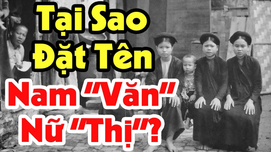 Cho đến hiện nay nhiều người vẫn thường đặt tên con theo công thức sau: Họ + Văn + Tên.