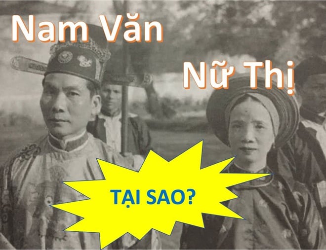 Ở thời đại phong kiến, chỉ có con trai mới được phép đến trường đi học và thi cử, đó là lí do vì sao trong tên đệm Nam thường đi kèm Văn.