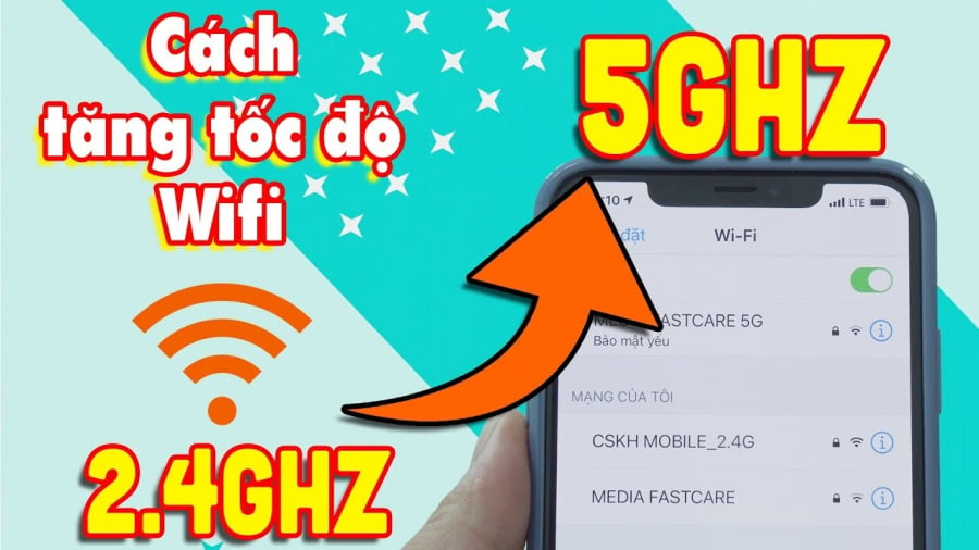 Tăng tốc độ wifi nhanh chóng