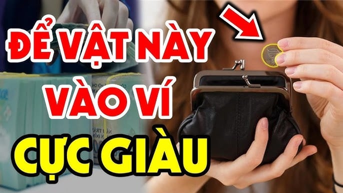 Vật phong thuỷ để hút may mắn về cho ví tiền