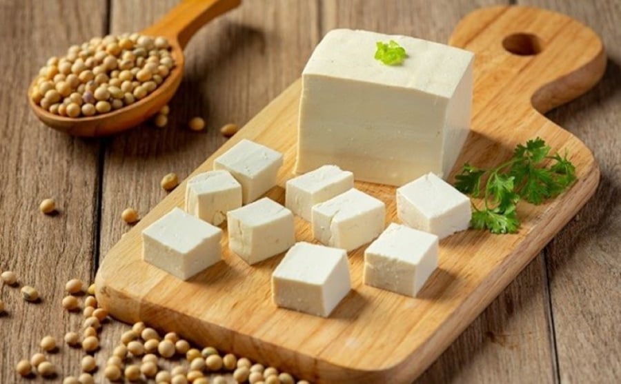 Image of tofu blocks