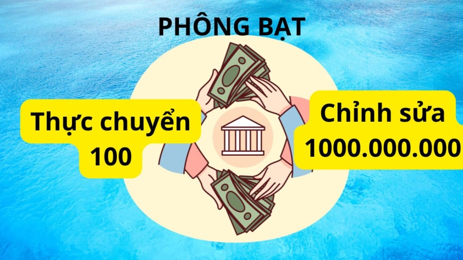 Hành vi chỉnh sửa bill chuyển tiền có thể bị xử phạt tùy theo mức độ hậu quả