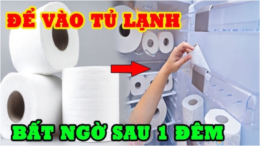 Đặt cuộn giấy vệ sinh vào tủ lạnh: Mẹo hay nhà nào cũng cần ai không biết quá đáng tiếc