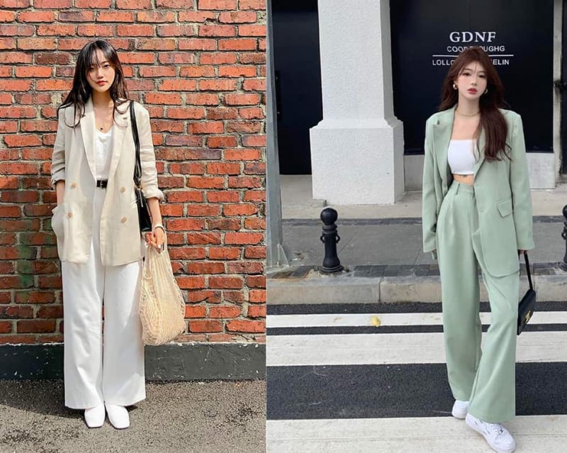 Những chiếc áo blazer từ lâu đã là điểm nhấn của ngày mùa thu, vừa ấm áp vừa thanh lịch.