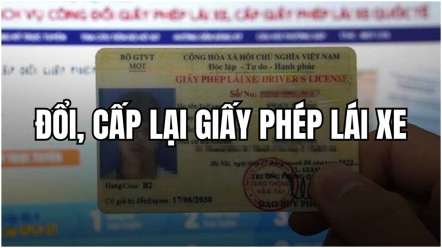 Trường hợp bi thu hồi GPLX cần đổi lại