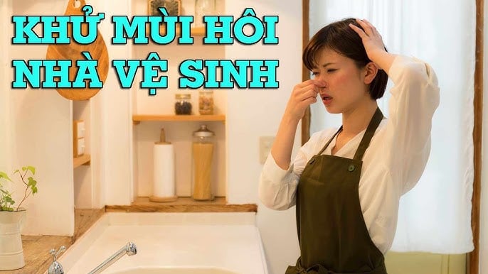 Cách khử mùi hôi nhà tắm