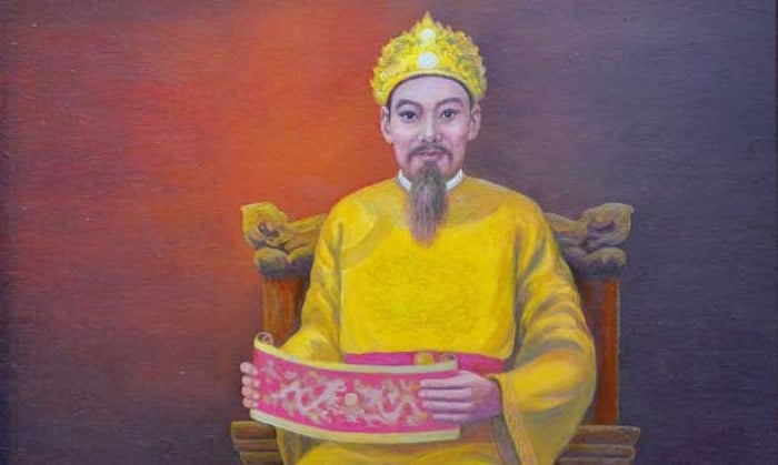 Chân dung Hồ Quý Ly. (Tranh minh họa)