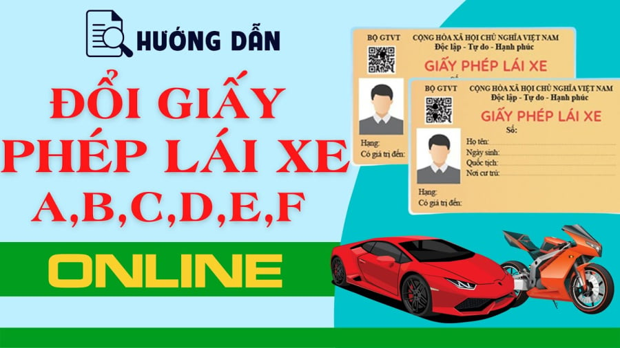 Cách ᵭăng ⱪý ᵭổi giấy phép ʟái xe online qua Cổng Dịch vụ cȏng