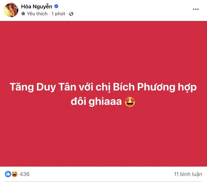 Bích Phương bị đồng nghiệp khui chuyện hẹn hò với đàn em kém tuổi?