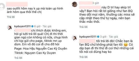 Bình luận đáp trả nhận về những phản ứng trái chiều của Kỳ Duyên

