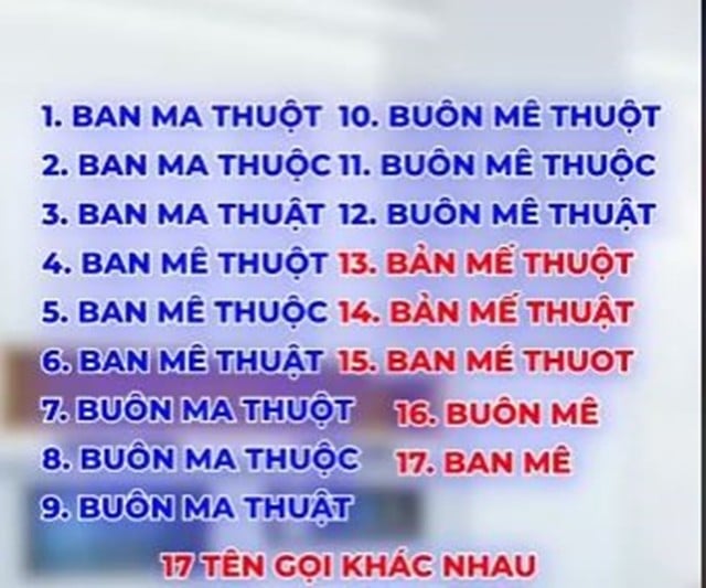 Thành phố với 17 tên gọi khác nhau