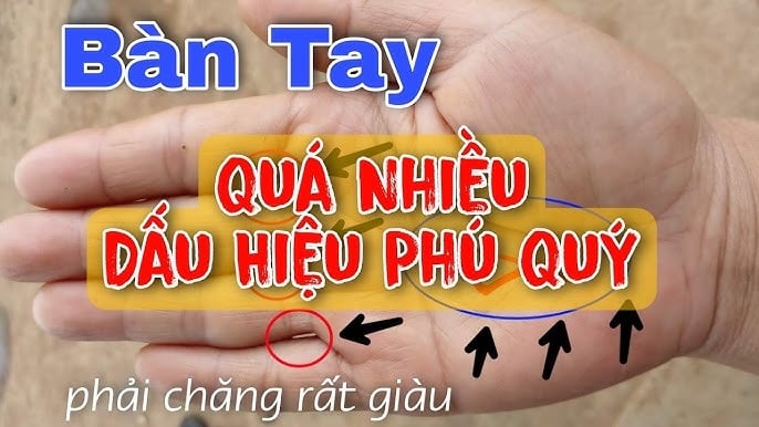 Bàn tay phú quý hưởng lộc trời cho