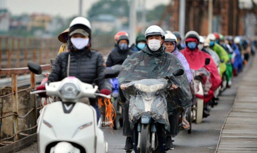 Ngày mai, thời tiết Hà Nội chuyển mưa rét. (Ảnh minh họa)