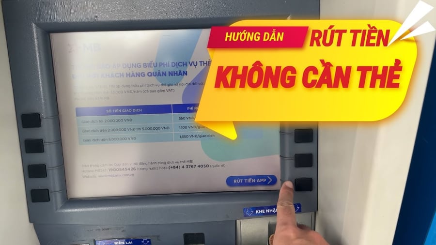 Hiện tại, rất nhiều ngân hàng áp dụng hình thức rút tiền không cần dùng thẻ ATM do sự phát triển mạnh mẽ của các tính năng trên điện thoại.