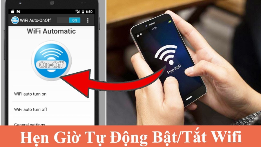 Cách hẹn giờ tự động để bật/tắt wifi