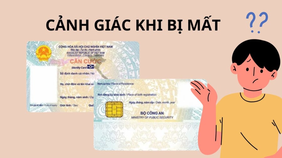 Mất thẻ căn cước nên thực hiện đúng để tránh bị lọt, lộ thông tin