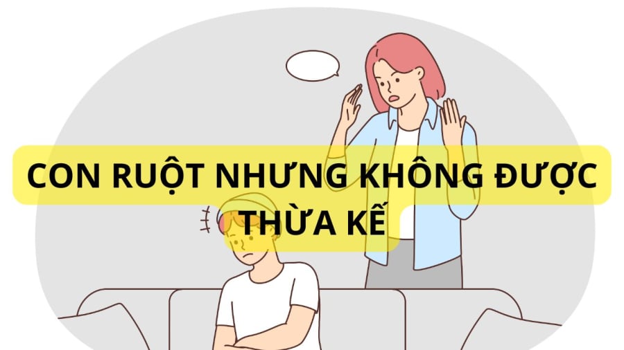 Có nhiều trường hợp con ruột nhưng không đủ quyền thừa kế