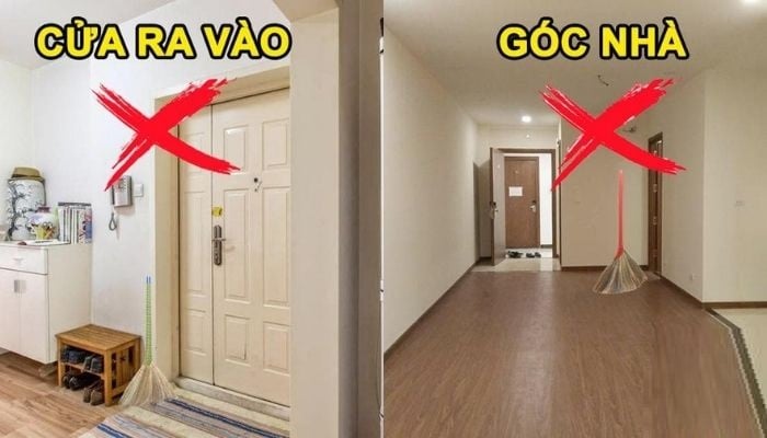 4 chỗ đặt chổi quét sạch lộc lá, 2 chỗ khác thu về vận may, gia chủ làm ăn dễ phất