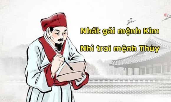 “Nhất gái mệnh Kim, nhì trai mệnh Thủy” là câu nói quen thuộc trong phong thủy, ám chỉ sự kết hợp hài hòa giữa hai nguyên tố ngũ hành: Kim và Thủy.