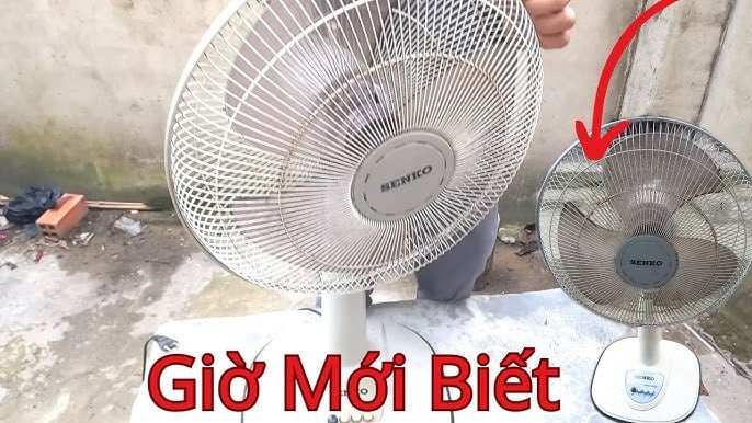 Lau quạt không dần tháo khung, áp dụng mẹo này quạt tự bong hết bẩn trong 5 phút