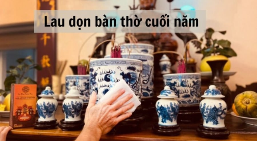 Cách lau dọn bàn thờ