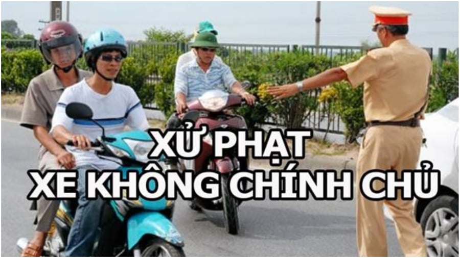 Vợ chồng anh em đi xe của nhau có bị phạt lỗi xe không chính chủ