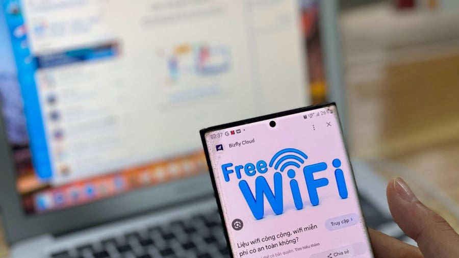 Có thể tìm wifi miễn phí 