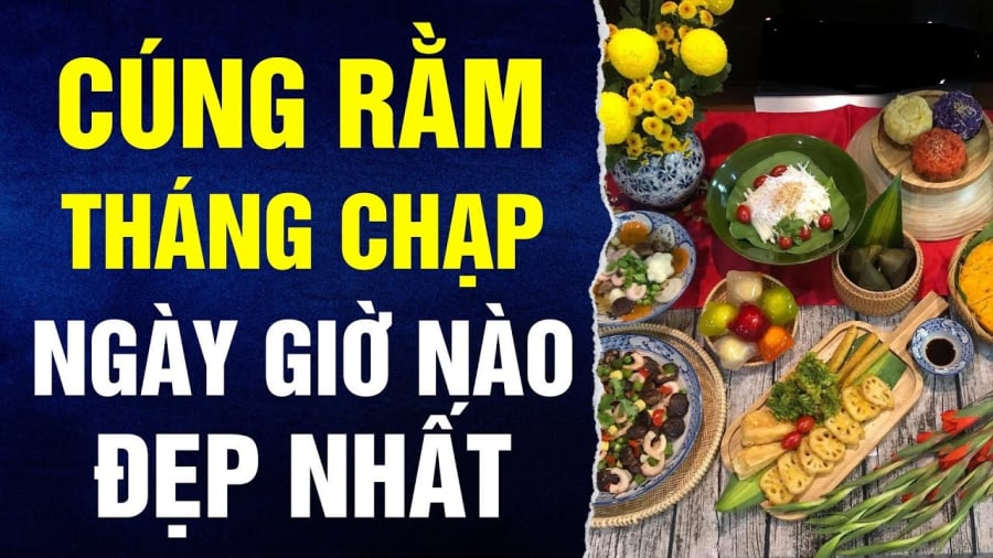 Giờ cúng Rằm tháng Chạp 