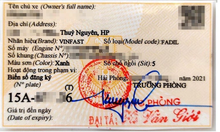 Trường hợp nào bị thu hồi Đăng ký xe và biển số xe