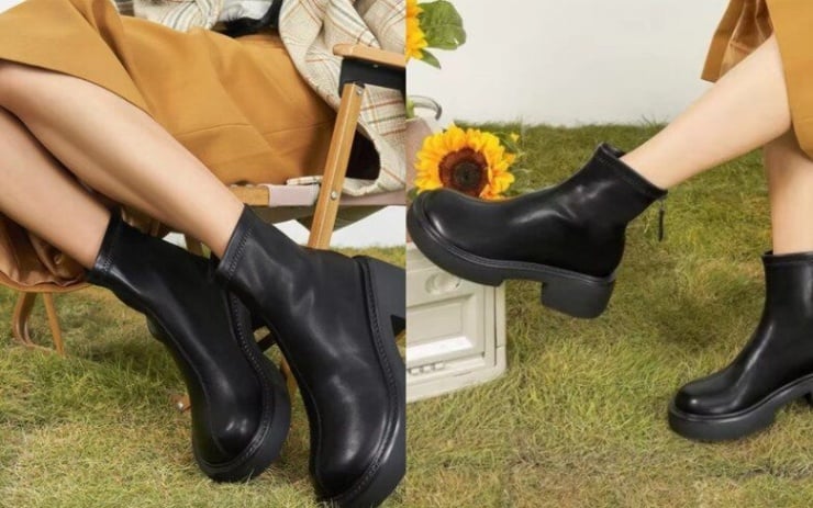 Với thiết kế đơn giản nhưng rất thanh lịch, zip boots ôm sát có thể giúp bạn tạo vẻ ngoài gọn gàng và sang trọng