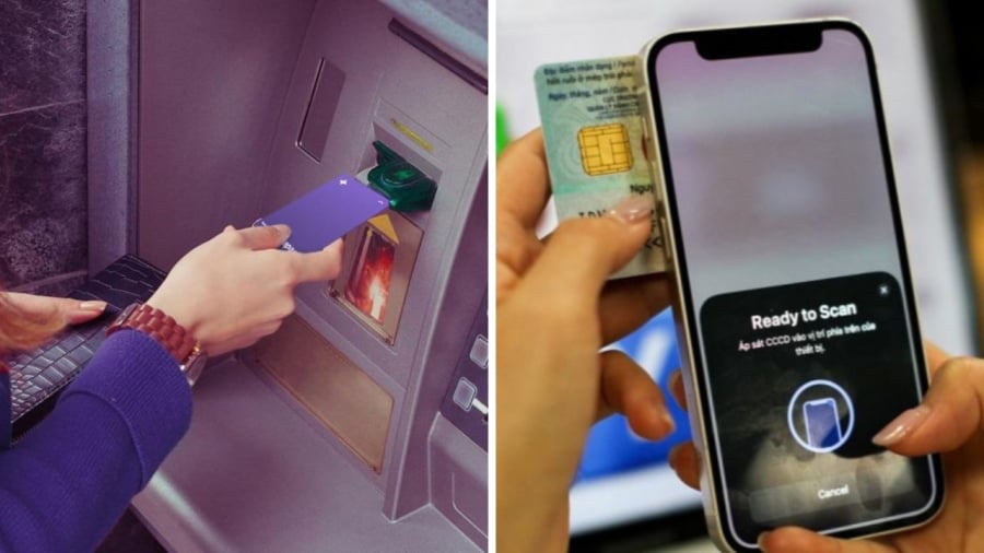 Duy nhất một trường hợp có thể rút tiền tại ATM nếu chưa xác thực sinh trắc học từ tháng 1/2025