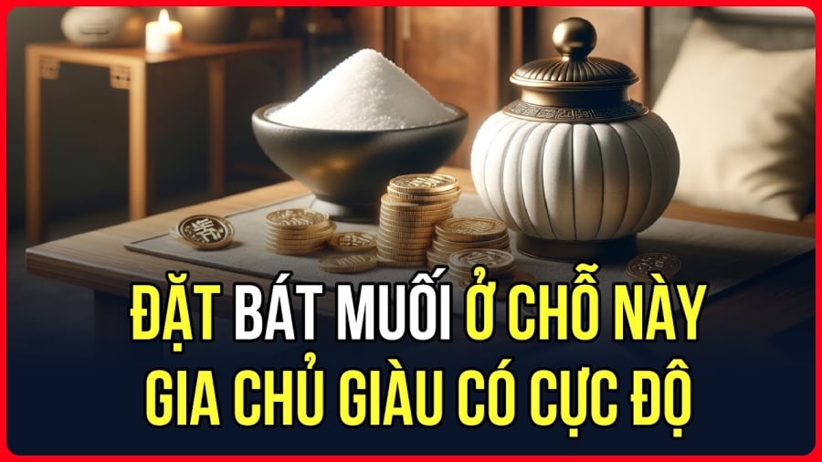 Đặt bát muối đúng chỗ này gia chủ 'phất lên trông thấy', tài lộc tự nhiên kéo đến