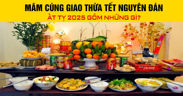 Mâm cúng giao thừa