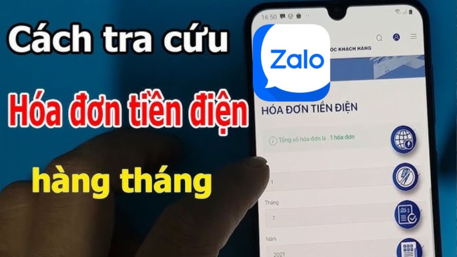 Zalo có 1 nút đặc biệt: Ấn vào là ra ngay số điện tiêu thụ theo tuần/tháng đơn giản