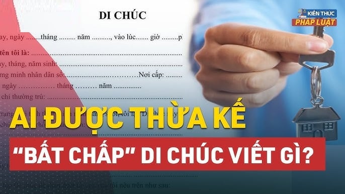 Những trường hợp nào được hưởng tài sản thừa kế dù không có tên trong di chúc?