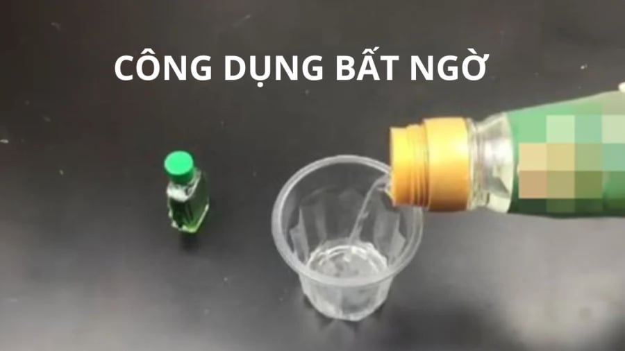 Dầu gió và giấm có công dụng bất ngờ