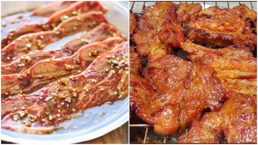 Image of BBQ-style pork belly marinade